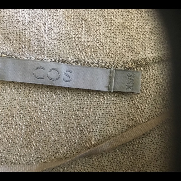 COS OVERSIZED LINEN DRAPED SWEATER SIZE XS/S . - Picture 4 of 6